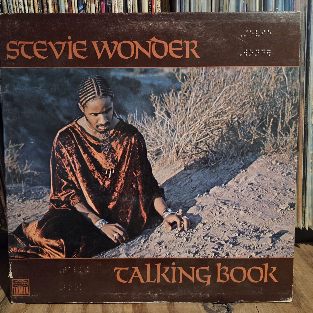 vintage Stevie Wonder Talking Book Vinyl Record Braille